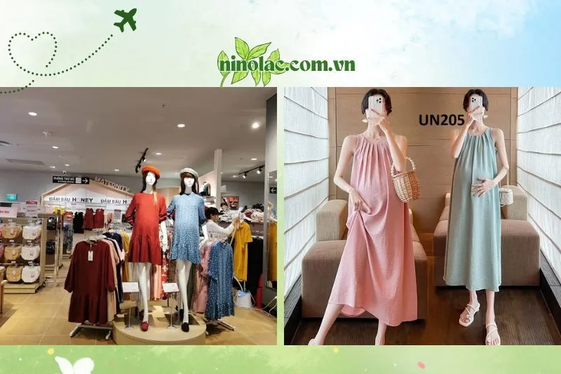 Các cửa hàng bán đầm bầu xinh xắn