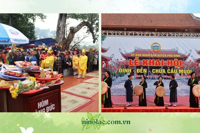 Giới thiệu về Lễ hội Đình - Đền - Chùa Cầu Muối Thái Nguyên